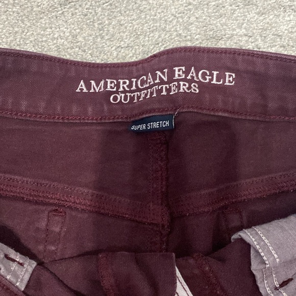 AE Jean shorts. Size 12. Super stretch, high rise shortie. - Picture 3 of 4